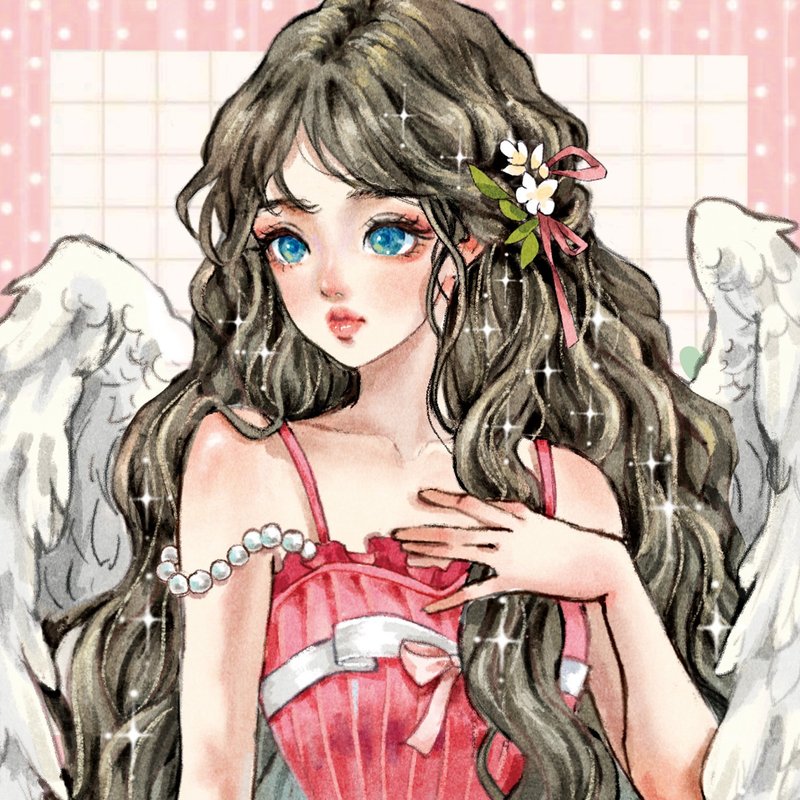Angela - 貼紙 - 紙 