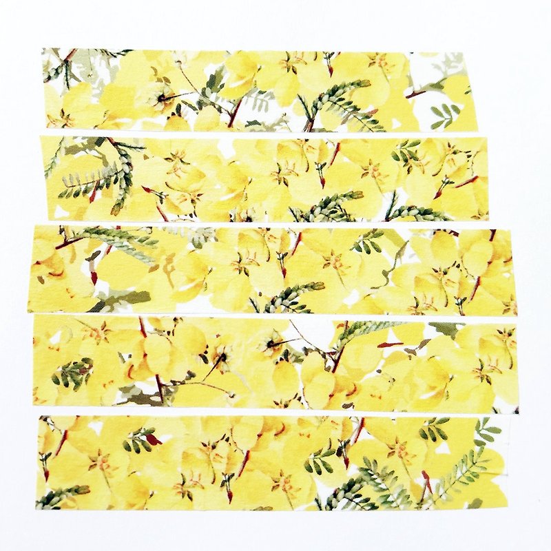Sample Washi Tape Cassia Fabric - มาสกิ้งเทป - กระดาษ 