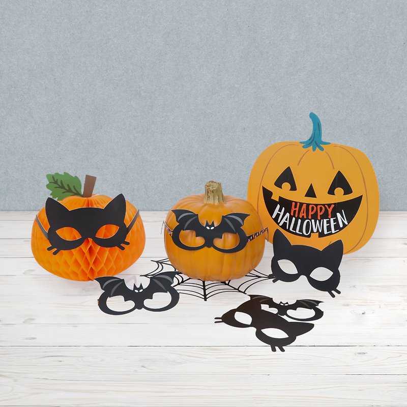 Halloween Party Deco Paper Glasses - Other - Paper Black
