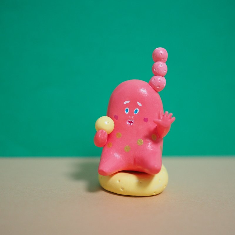 Bump-chan - 公仔/玩偶 - 黏土 粉紅色