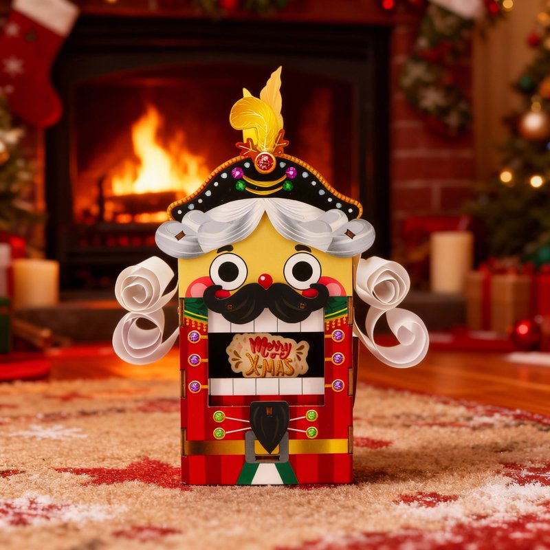 くるみ割り人形のオルゴール - パズル - 木製 多色