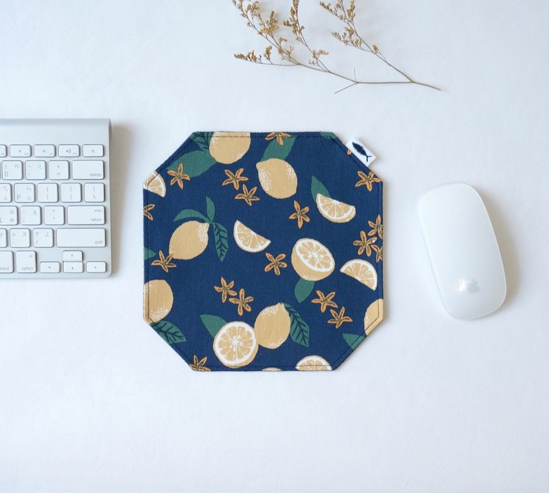 /Lyme // Mouse pad / placemat - Mouse Pads - Cotton & Hemp Multicolor