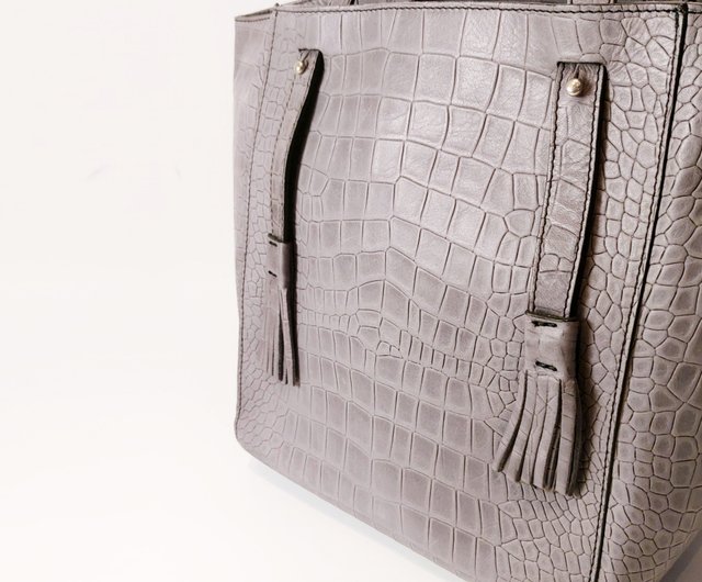 Everyday Italian Croc Embossed Tote