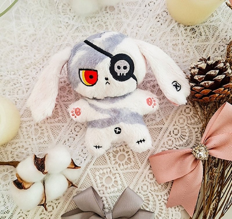 Jier original mascot 20th anniversary commemorative 10CM plush cotton doll pendant [JJ7001] - ตุ๊กตา - ไฟเบอร์อื่นๆ 