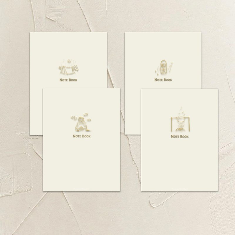 數位 露營系列淺色-電子筆記本 - 電子手帳及素材 - 其他材質 