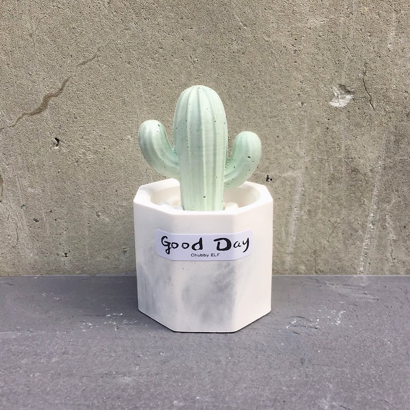 Cactus potted diffuser Stone - Fragrances - Other Materials Green
