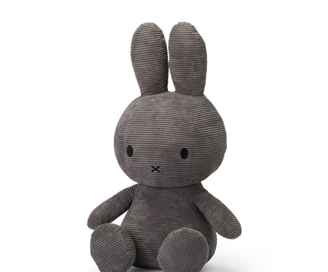 ミッフィーコーデュロイ特大ぬいぐるみグレー BON TON TOYS ミッフィー コーデュロイ ぬいぐるみ -グレー70cm