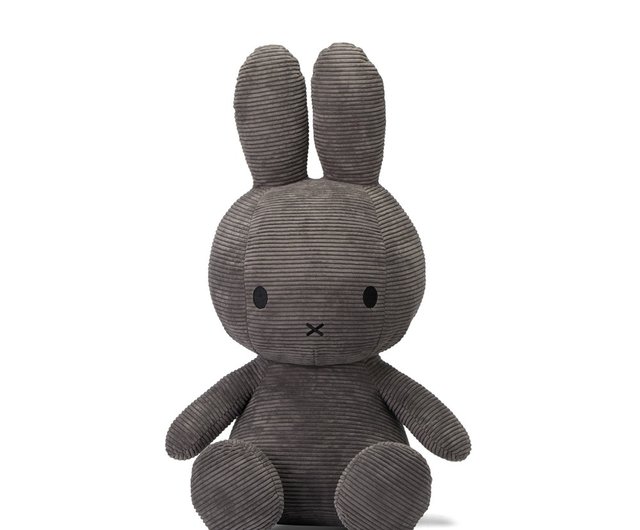 ミッフィーコーデュロイ特大ぬいぐるみグレー BON TON TOYS ミッフィー コーデュロイ ぬいぐるみ -グレー70cm