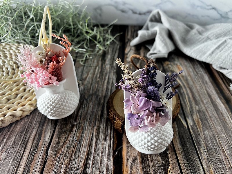 2F【Dried Flower Arrangement Diffuser Stone】/Wedding Small Items/Flower Diffuser Stone/Eternal Flower/Fragrance Stone/ - Fragrances - Other Materials Purple