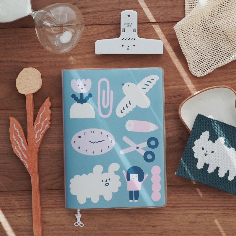 柔軟的時間 / 手帳 / 霧面書套 - 筆記本/手帳 - 紙 藍色