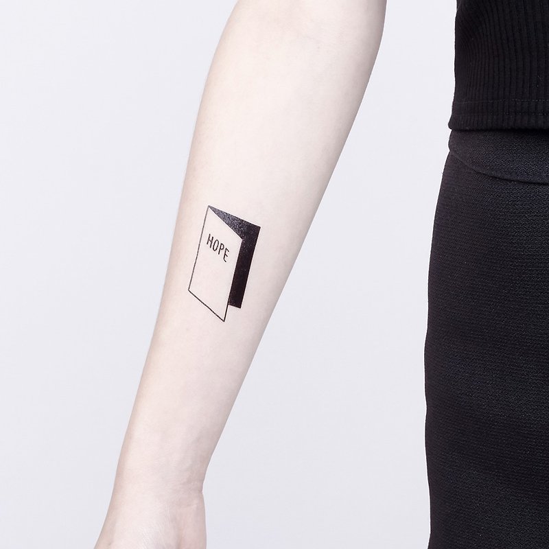 刺青紋身貼紙 / 希望之門 Surprise Tattoos - 紋身貼紙 - 紙 黑色