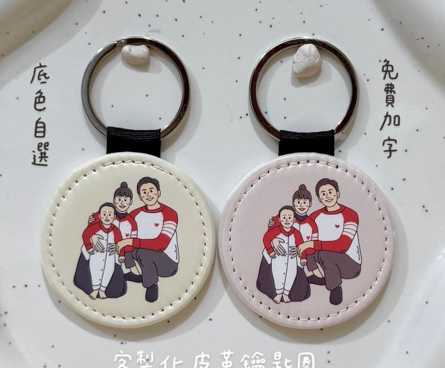 2名さま　A4サイズ【似顔絵オーダー】キーホルダー② 2名さま A4サイズ【似顔絵オーダー】 キーホルダー②つ 2名さま