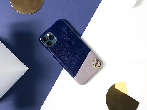 alto 【春天來了】皮革手機殼 iPhone 11/Pro/Max 藍