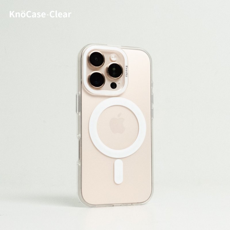 Knöcase-Clear | iPhone 16系列 霧面防摔手機殼 支援MagSafe - 手機殼/手機套 - 塑膠 透明