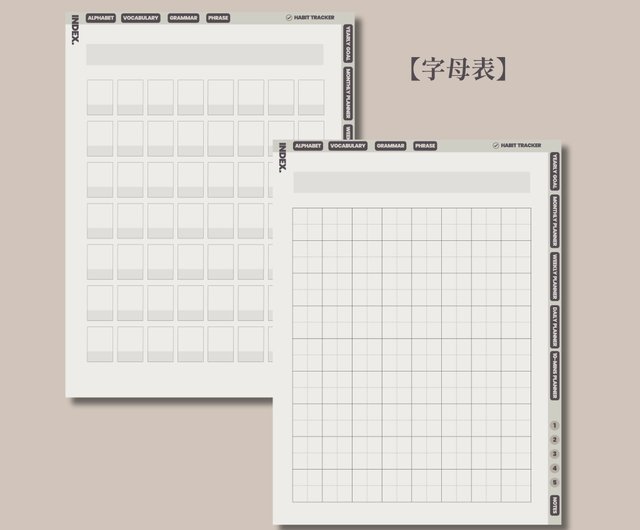 【ノート】『mnemonicsさま専用』 デジタル】語学学習ノート | 日本語学習ノート | - ショップ