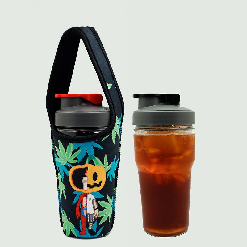 Spot BLR beverage bag Monocup environmental protection cup CLK space cover combination - กระติกน้ำ - แก้ว สีดำ
