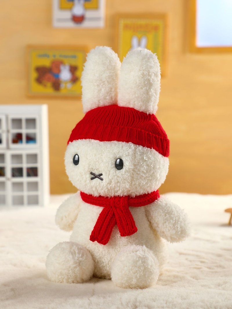 miffy 毛絨公仔 (冷帽) - 紅色 - 公仔/玩偶 - 棉．麻 紅色