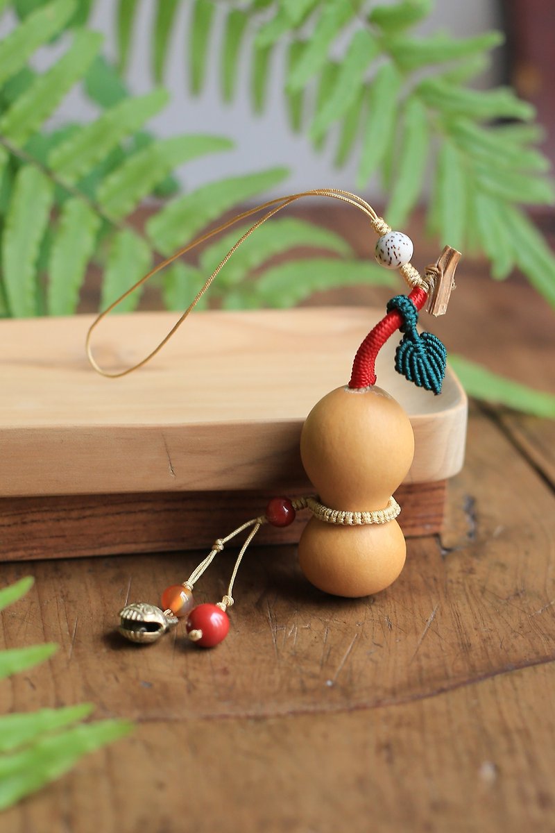 One picture, one gourd | Ready stock | Chunqiu original design, all handmade | Natural small gourd hand-twisted toy - Charms - Plants & Flowers 