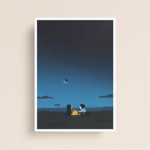 無謂君nothingwejun 傍晚 | 手機桌布明信片