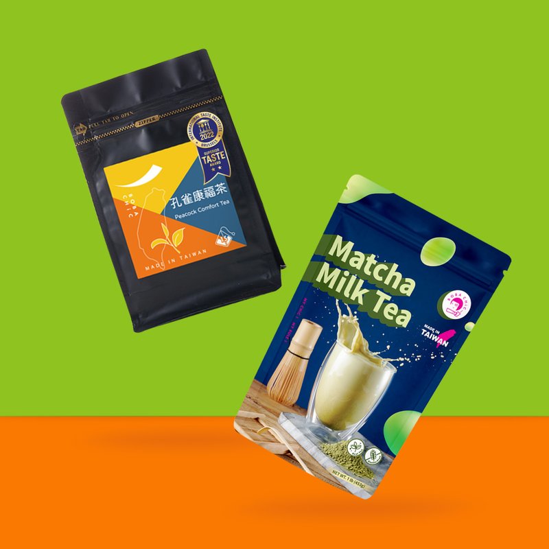 【奶茶控必囤】特濃抹茶拿鐵 | 孔雀康福茶 - 其他 - 新鮮食材 綠色