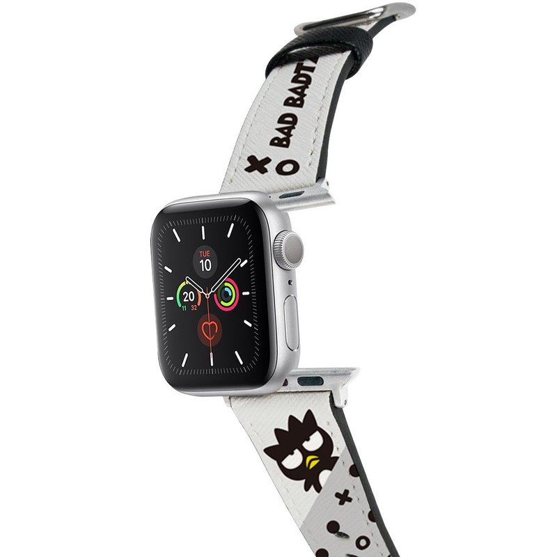 【Hong Man】三麗鷗系列 Apple Watch 皮革錶帶 點點酷企鵝 - 錶帶 - 人造皮革 灰色