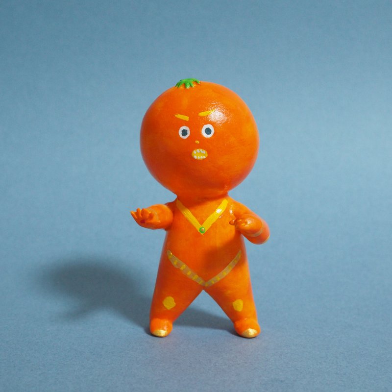 ORANGE BOY - 公仔/玩偶 - 黏土 橘色