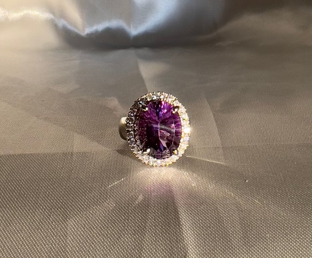 Royal Purple 10 Carat Amethyst Cocktail Ring Shop BOITE LAQUE General Rings Pinkoi