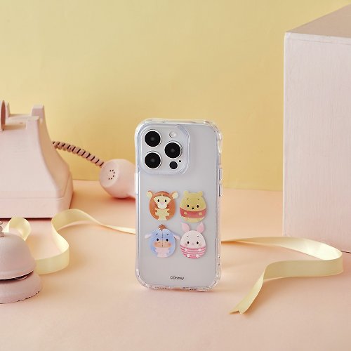 TOYSELECT Disney Ufufy-小熊維尼與好朋友款抗黃防摔MagSafe iPhone手機殼