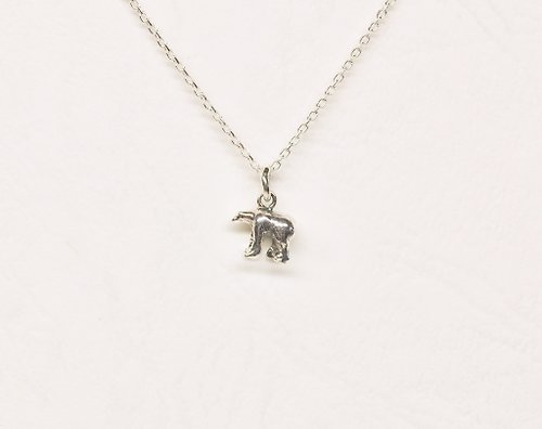二毛銀（Nimou Jewelry） 二毛銀【動物系列─迷你北極熊-項鍊】銀