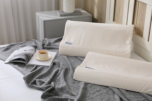 家適居家寢飾生活館 樂福枕-按摩型-比利時原裝乳膠枕-一對