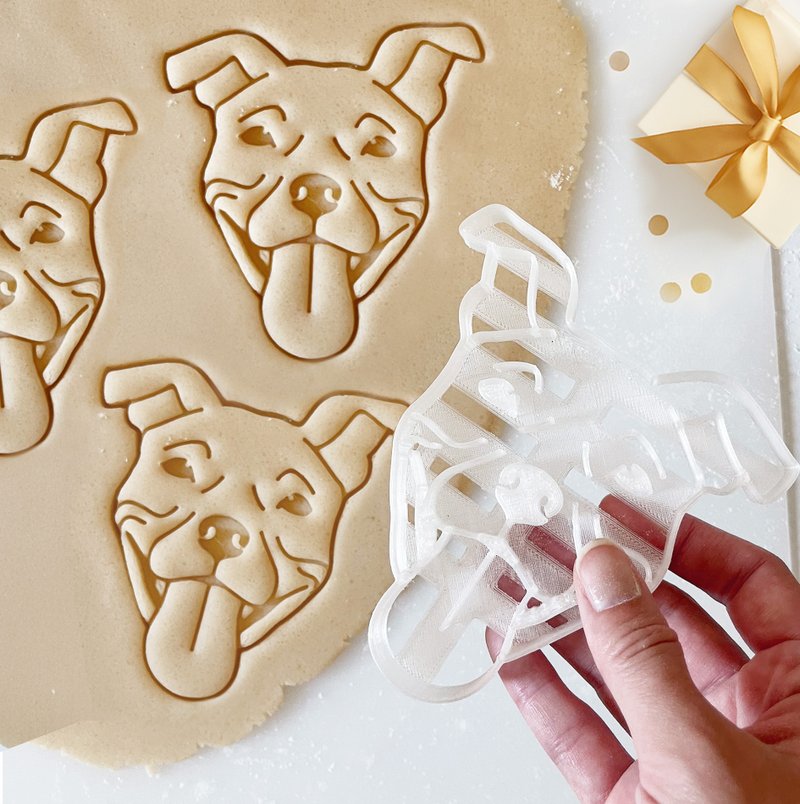Pit Bull Terrier Cookie Cutter - 其他 - 塑膠 