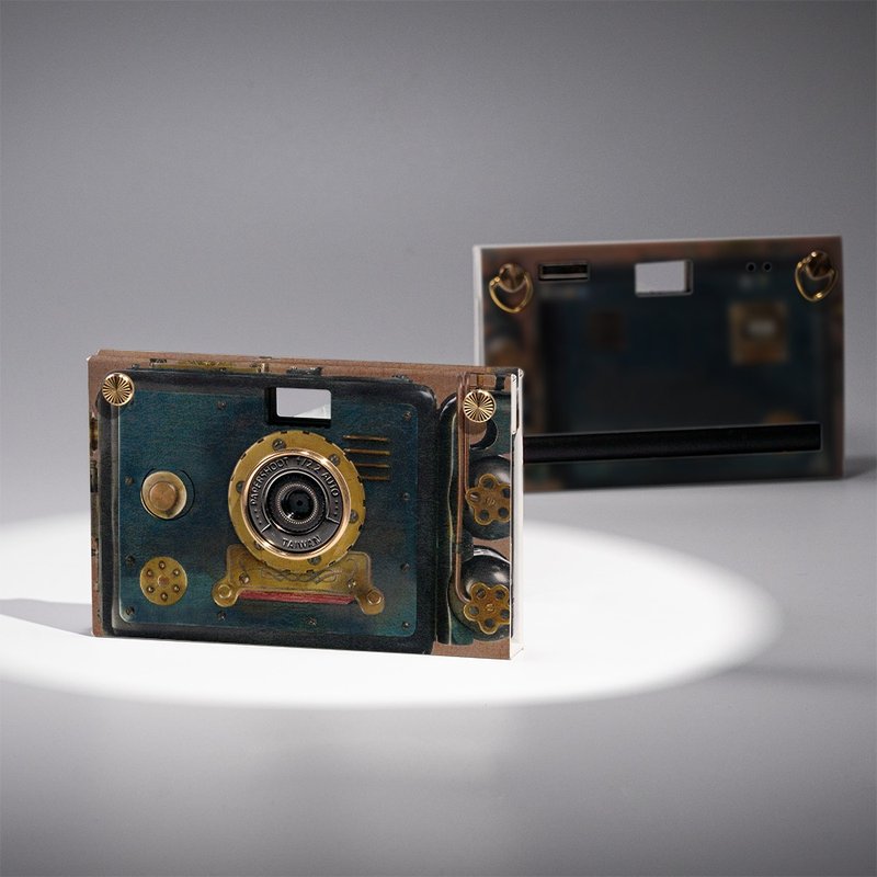【20MP】紙相機 蒸汽龐克系列 Steam Punk標配相機組PaperShoot - 相機/拍立得/底片相機 - 紙 藍色