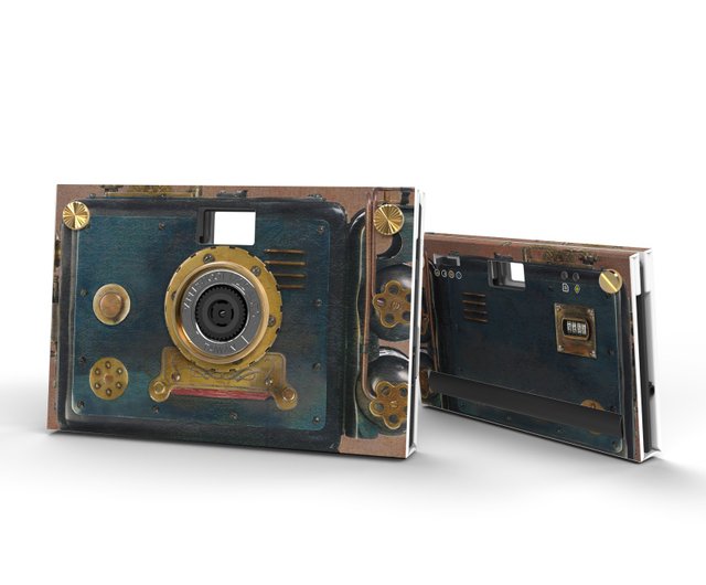 かにぱん ペーパーシュートカメラ PaperShoot(ペーパーシュート)Aura Palette Camera Set w/ テク