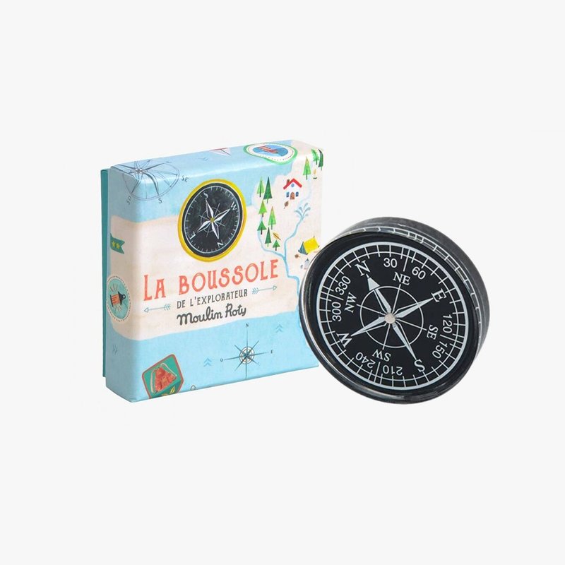法國 Moulin Roty Le Jardin 花園系列指南針 - 寶寶/兒童玩具/玩偶 - 塑膠 多色