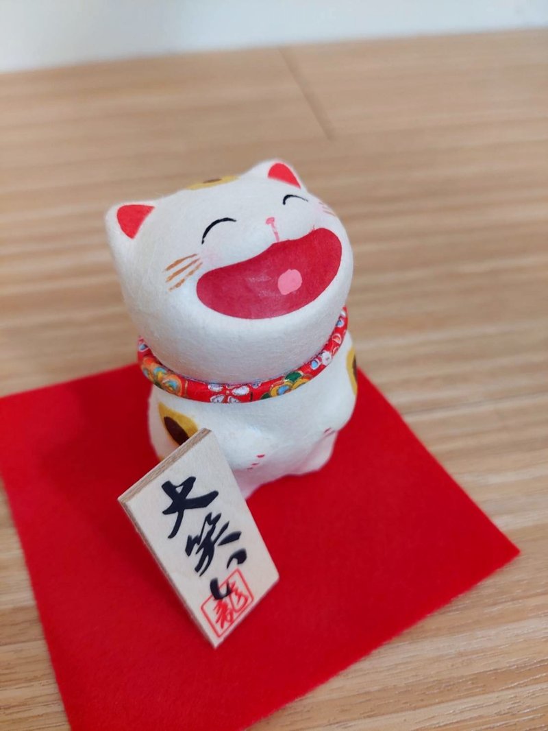 日本【RYUKODO】授權-開運暴富招財貓|辦公|禮物|聖誕禮盒|入厝 - 擺飾/家飾品 - 紙 