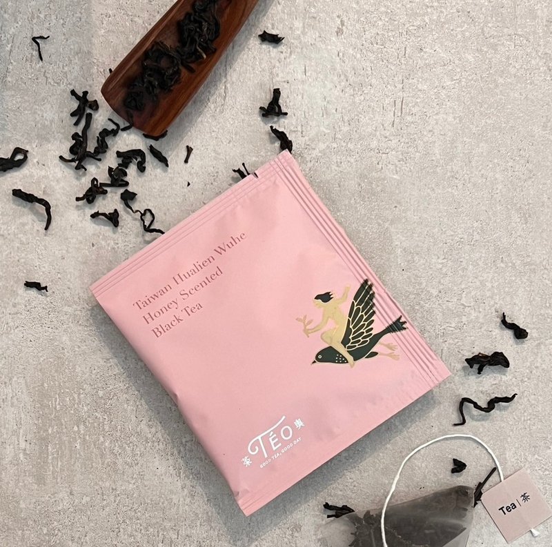 Hualien Wuhe Honey Fragrance Black Tea Award-winning Master Hand Picked Young Buds Original Leaves Three-dimensional Tea Bag 3.5g Box - ชา - พืช/ดอกไม้ 