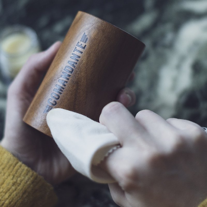 【德國】COMANDANTE C40 木皮保養組 - 咖啡壺/咖啡周邊 - 不鏽鋼 咖啡色