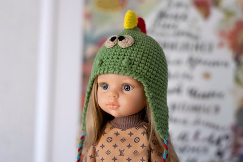 人形(ハット) ドール用恐竜帽子 パオラ・レイナ、シブリーズ、リトルダーリン