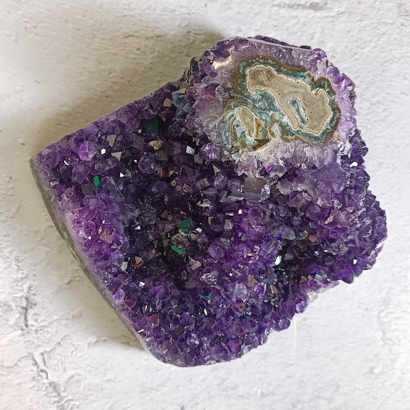 AC04 Amethyst rough stone - ของวางตกแต่ง - คริสตัล 