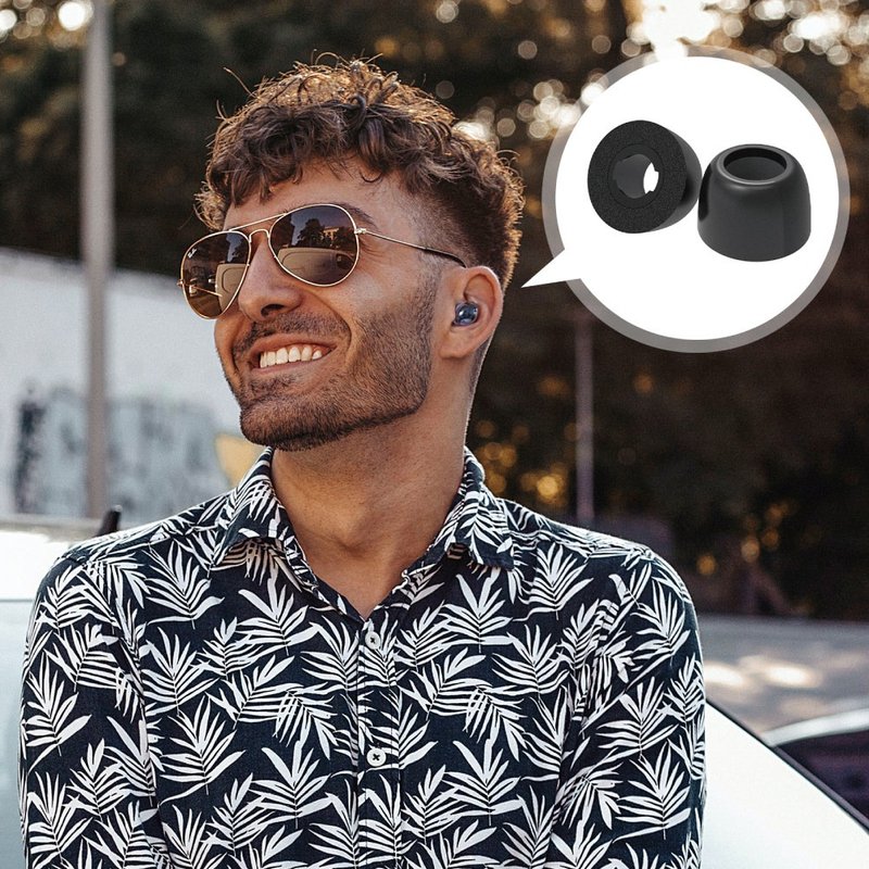 三星Samsung Galaxy Buds 2 Pro 耳機記憶綿耳塞(3size入) - 科技小物 - 海綿 黑色