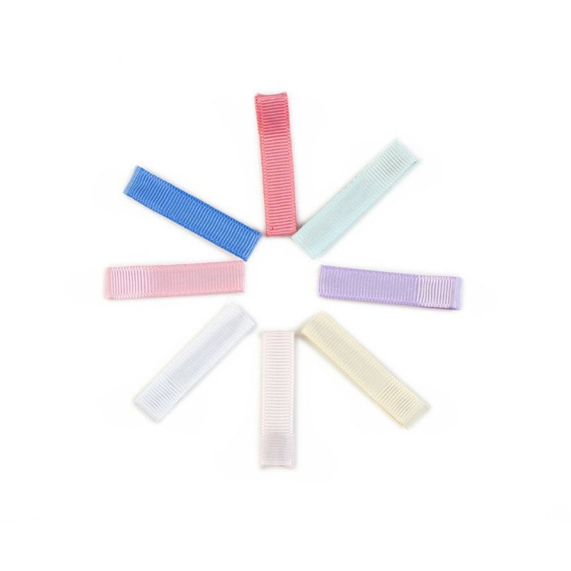 British Ribbies colorful monochrome hairpin 8 into the group - เครื่องประดับผม - เส้นใยสังเคราะห์ 