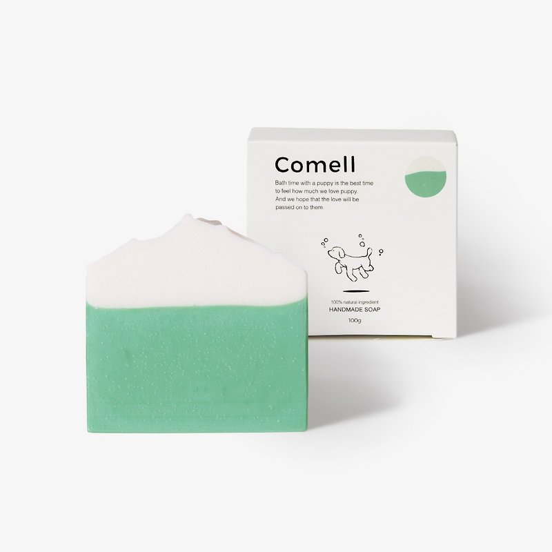 Comell寵物手工皂(紅腫破皮/過敏濕疹紅點) - 寵物沐浴乳/洗毛精 - 植物．花 綠色
