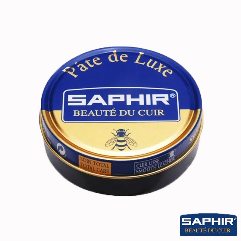 法國莎菲爾SAPHIR 皮革亮光蠟50ml 皮革保養 鞋蠟 鞋油 皮革蠟 - 其他 - 其他材質 