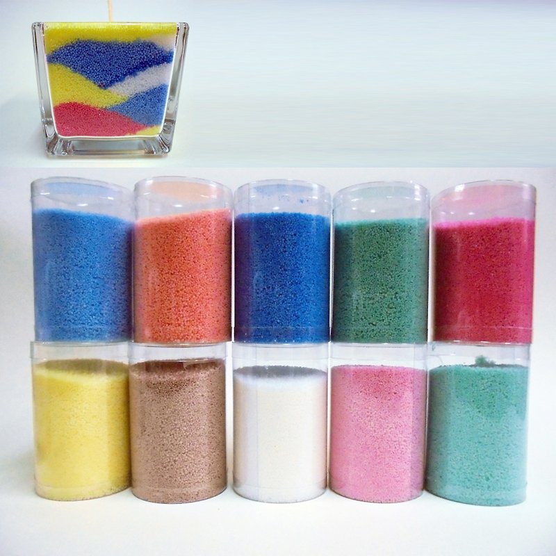 香氛珍珠蠟 - 銷售單位一瓶一個色, 圖片為參考色 - 蠟燭/香氛/手工皂 - 蠟 多色