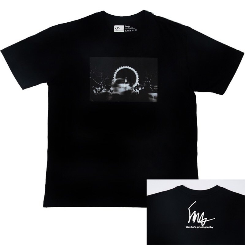 Wu Bai Photography T-shirt Story - Men's T-Shirts & Tops - Cotton & Hemp Black