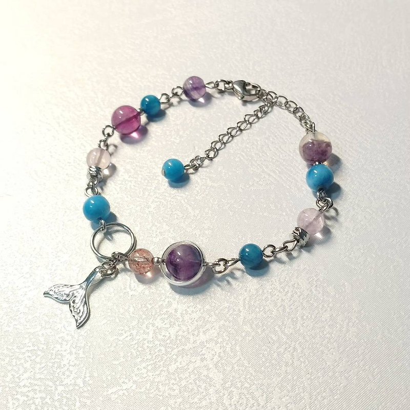[Love and Deep Space-Qi Yu] Impression Bracelet Mermaid Bracelet - Bracelets - Crystal 