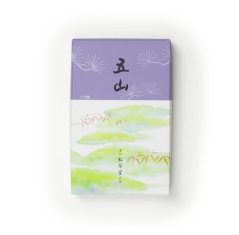 Japan Shoeido Gozan/Five Hills【五山】 incense sticks(490 pieces) - น้ำหอม - สารสกัดไม้ก๊อก 