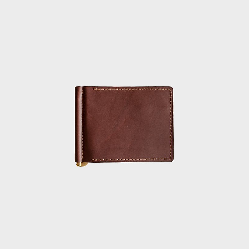 Handmade Course Classic Money Clip | Wallet | Wallet | Leather | Genuine Leather | Gift - Leather Goods - Genuine Leather 
