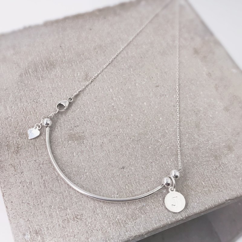 S925 - B10010 The Secret Life IV Initial Silver Bracelet - สร้อยข้อมือ - โลหะ 