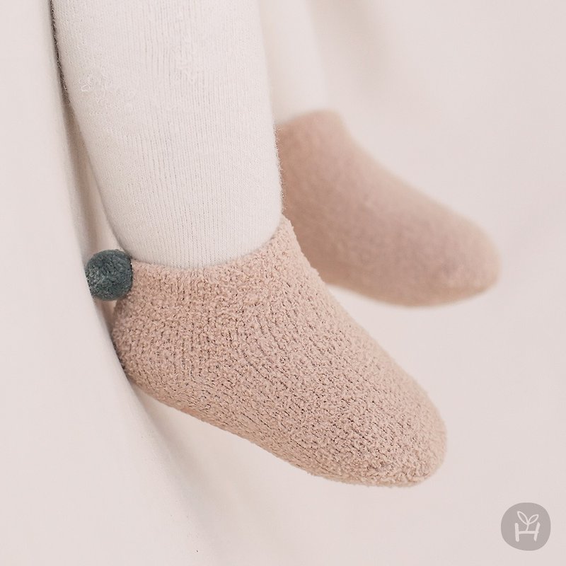 Happy Prince 韓國製 Lumi毛茸茸嬰兒童短襪-多色 - 嬰兒襪子 - 棉．麻 粉紅色